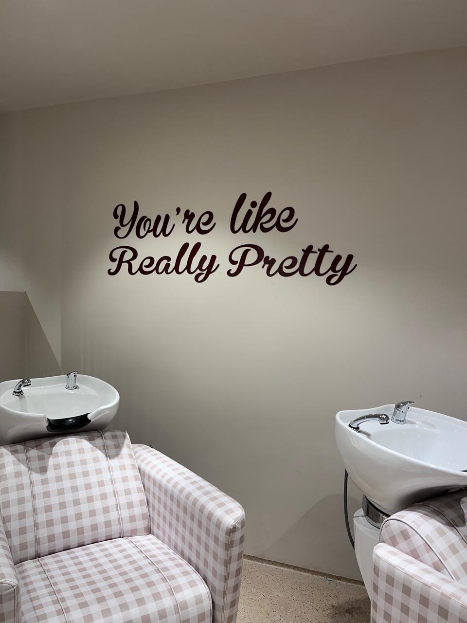 Salon Wall Art Installation